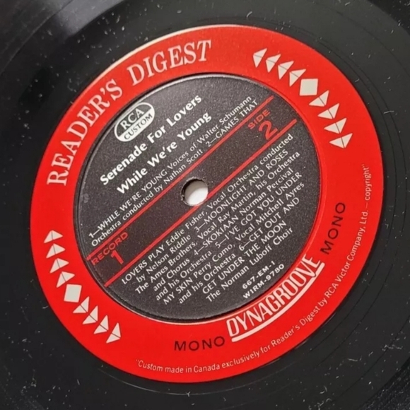 Reader's Digest SERENADE FOR LOVERS 9-Record LP Box Set (1969, Vinyl) - Picture 7 of 15